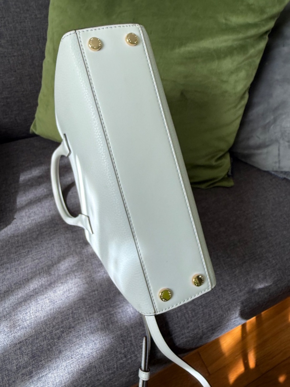 White leather purse - Picture 6 of 7